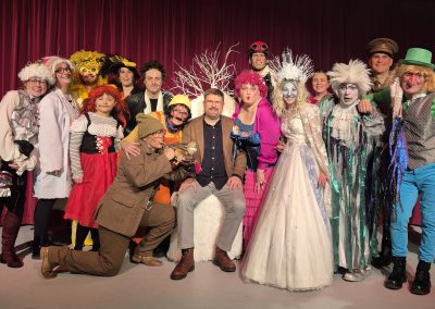 Meeting the cast